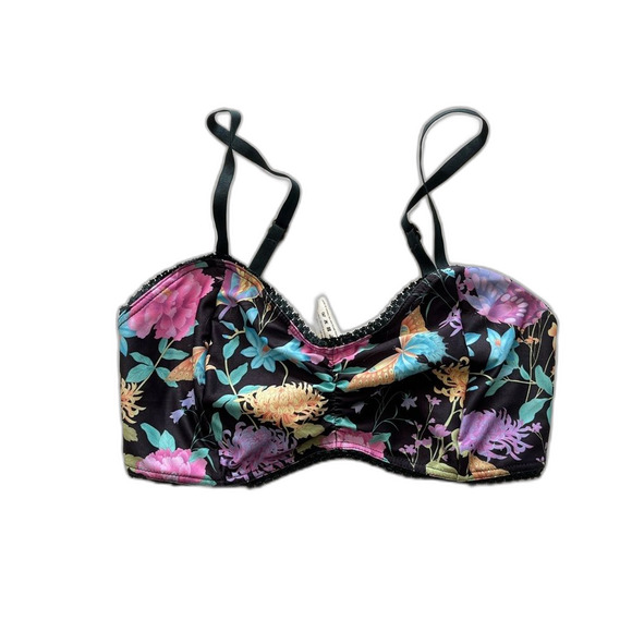 Spell and the Gypsy Firefly Butterfly Floral Lace Bralette Size Small - Picture 1 of 5